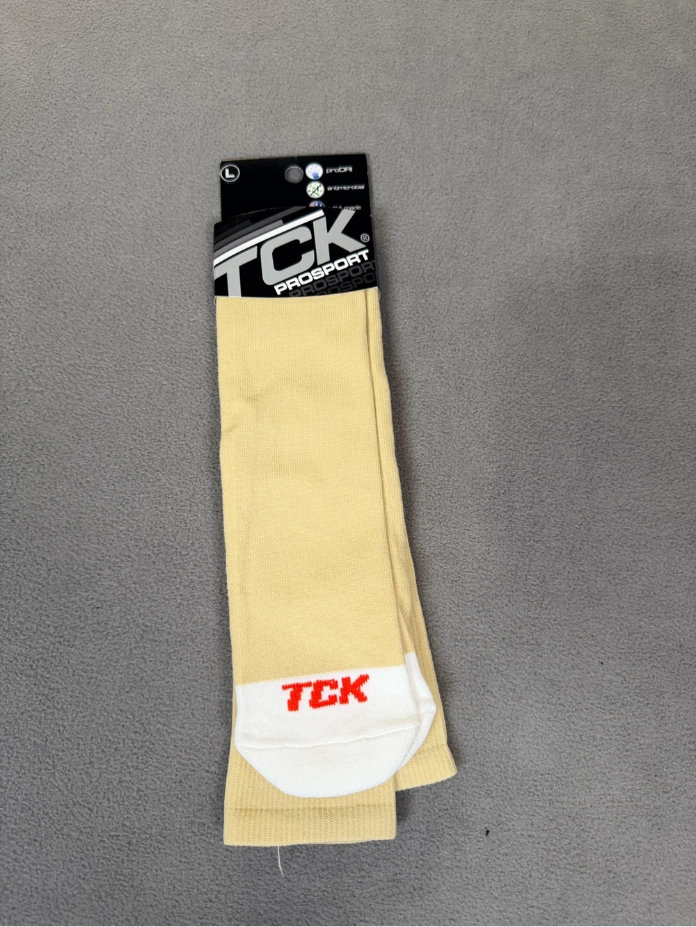 TCK Prosport Baseball Socks OTC Vegas Gold/Yellow- Adult Large- NWT